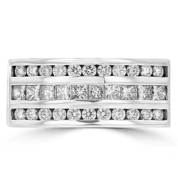 14K White Gold Men's Diamond 1.55cts TDW Ring