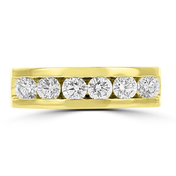 14k Yellow Gold Men's Diamond 1.50cts TDW Ring